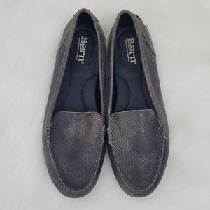 Born Amani Snake Print Driver Loafers